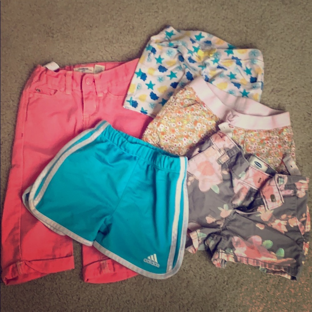 BUNDLE Girls’ Size 5T Shorts / Capris